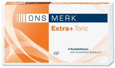 ONS MERK Extra+ Toric - omafilcon 3er Packung