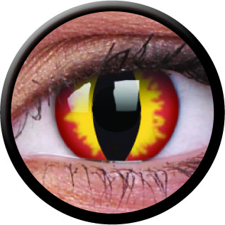 Farbige Kontaktlinsen mit Stärke Dragon Eyes