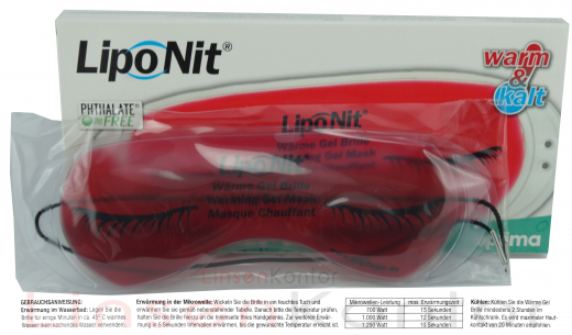 Lipo Nit Wärme und Kälte Gel-Brille - Maske