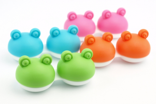 Kontaktlinsenbehälter Frosch