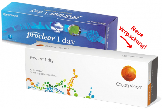 Proclear 1 day - omafilcon A 30er Packung