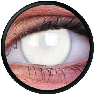 Farbige Kontaktlinsen-Paar Blind White
