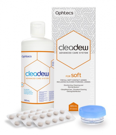 Cleadew for soft 385ml + 30 Tabletten