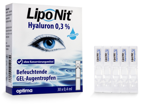 Lipo Nit Augentropfen GEL Hyaluron 0,3% mono