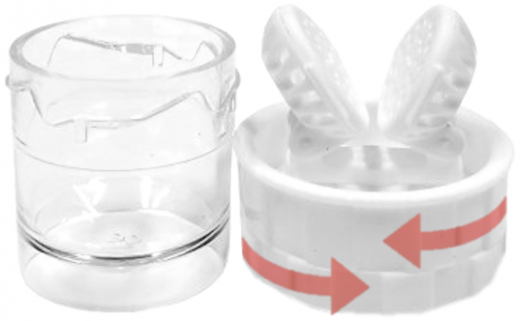 ECCO Case W - Washer - Reinigungsbehälter für Kontaktlinsen