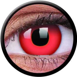 Farbige Kontaktlinsen mit Stärke Red Devil