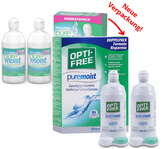 OPTI-FREE PureMoist Vorratspack 2x300ml