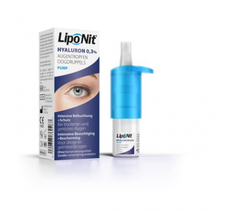 Lipo Nit Augentropfen GEL Hyaluron 0,3 % pump