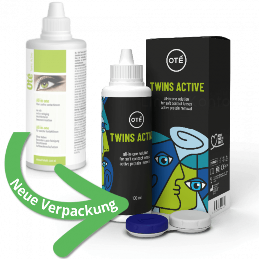 Oté Twins Active 100 ml Kombilösung mit Behälter NEU