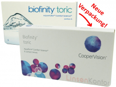 Biofinity Toric - Comfilcon DK 128 Toric 3er Packung