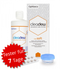 Cleadew for soft 90ml + 7 Tabletten Tester