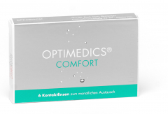 OPTIMEDICS Comfort - Hioxifilcon A Testlinse