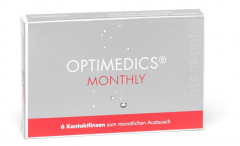 OPTIMEDICS Monthly - Methafilcon A 6er Packung