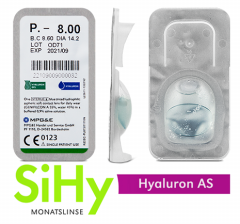 SiHy Hyaluron AS Testlinse