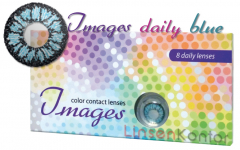Farbige Kontaktlinsen mit Stärke Images daily blue