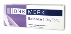ONS MERK Balance 1-Day Toric 30er Packung